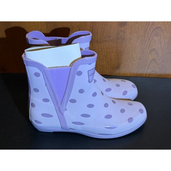 LONDON FOG Womens Piccadilly Rain Boot Lilac 7 M US - Picture 5 of 7